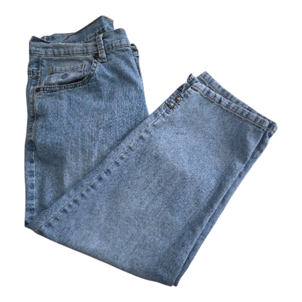 Gloria Vanderbilt Light Blue Cropped Jeans SZ 6